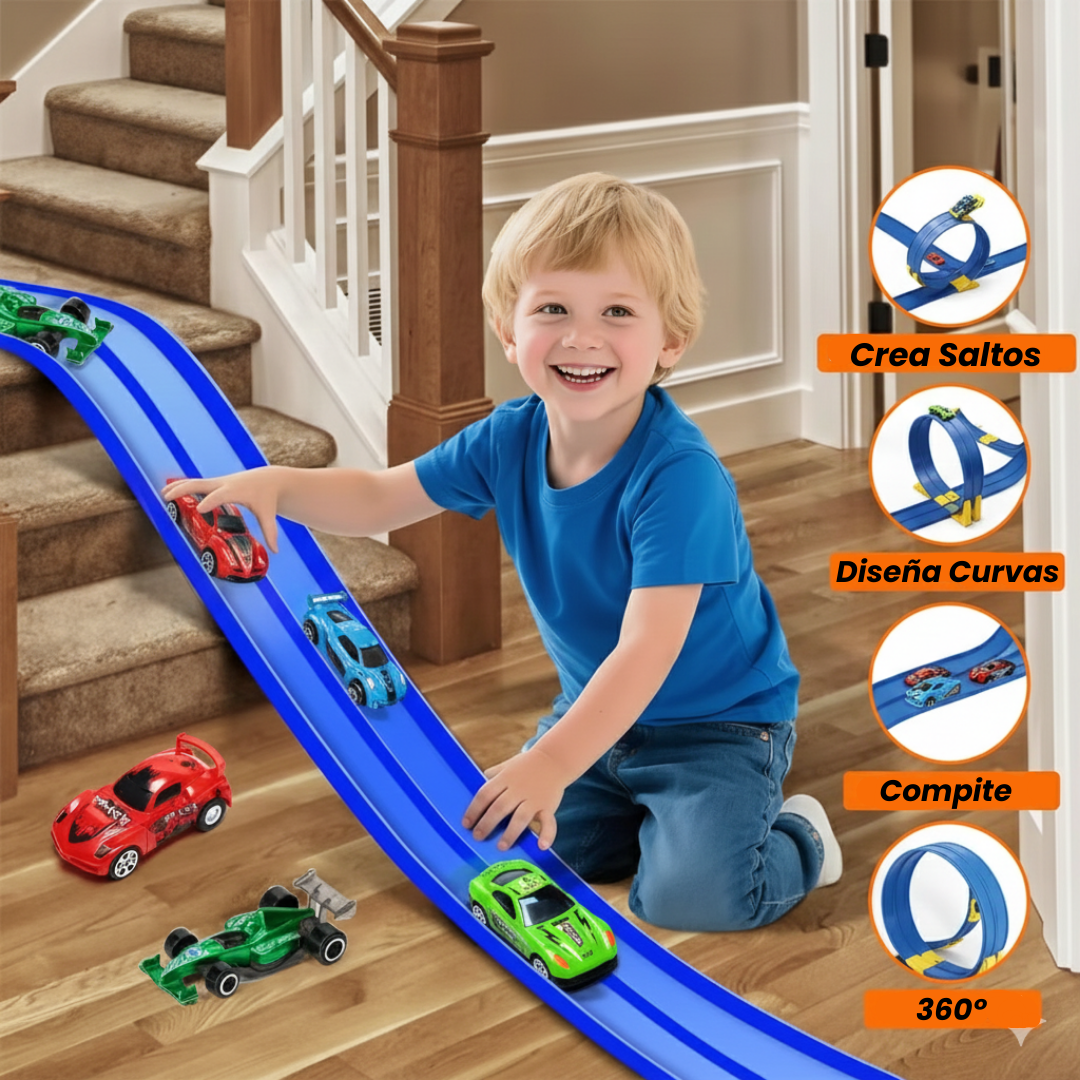 PISTATRACK™ Convierte cualquier espacio, puerta o escalera en una pista épica.