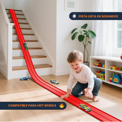 PISTATRACK™ Convierte cualquier espacio, puerta o escalera en una pista épica.