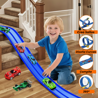 PISTATRACK™ Convierte cualquier espacio, puerta o escalera en una pista épica.