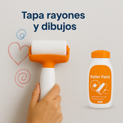 TurboRoller™ – Tu muro impecable en segundos.