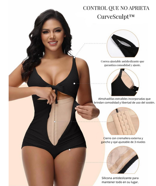 CurveSculpt™ una buena tela SÍ puede moldear sin incomodidad.