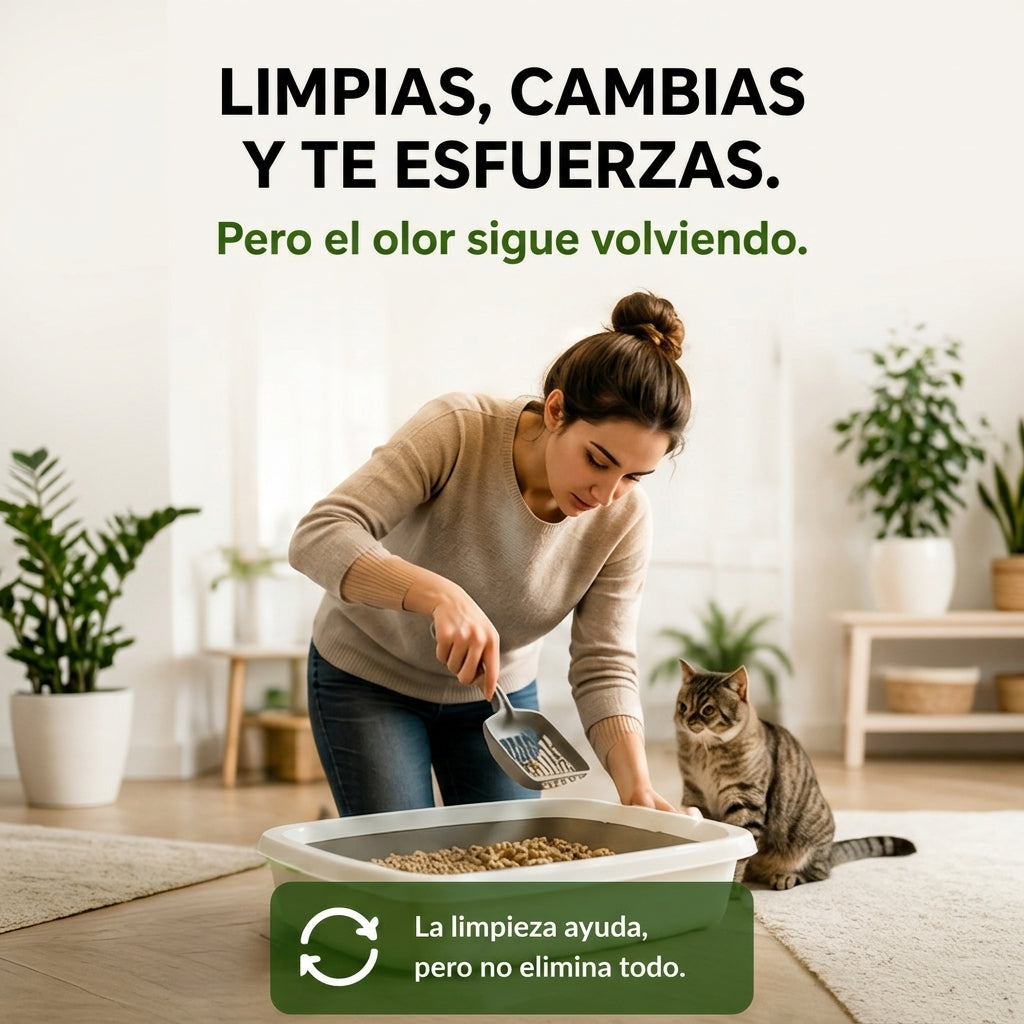 FeliGreen Elimina el mal olor de tu Arenero
